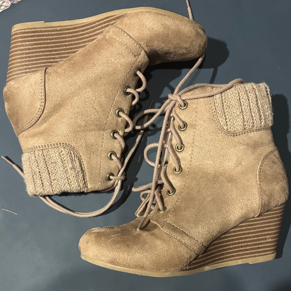 Stylish Tan Kids Dress Shoes